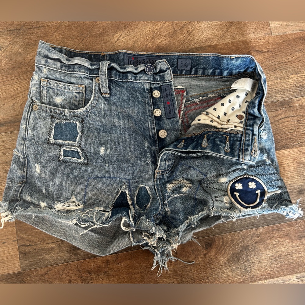 Lucky Brand Distressed Jean Shorts